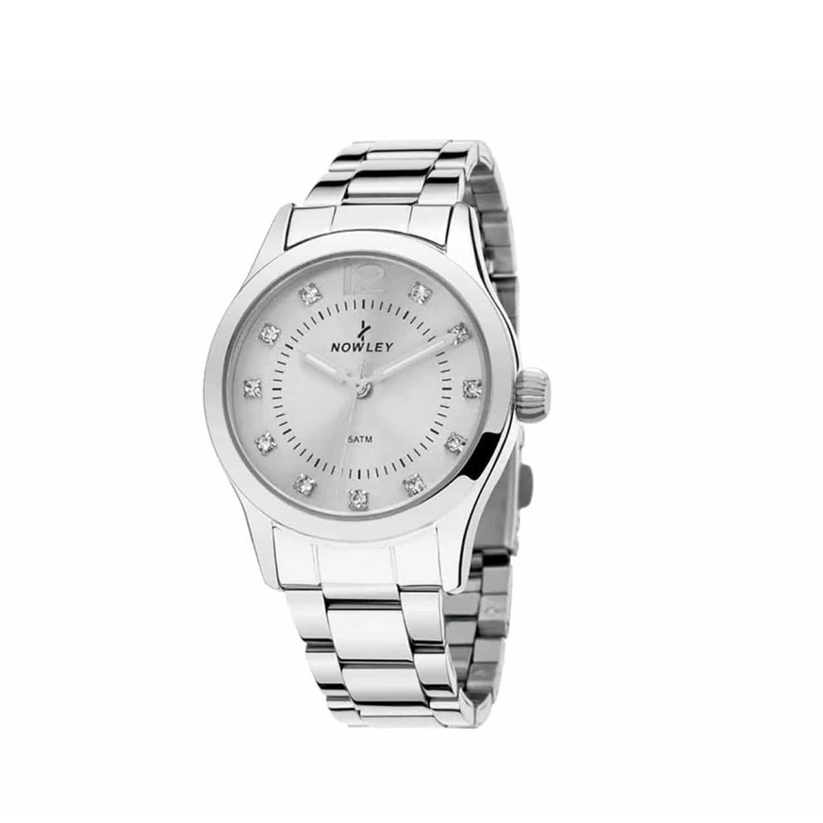Nowley Crystals Stainless Steel Bracelet Silver Women's Watch - 8-5665-0-0