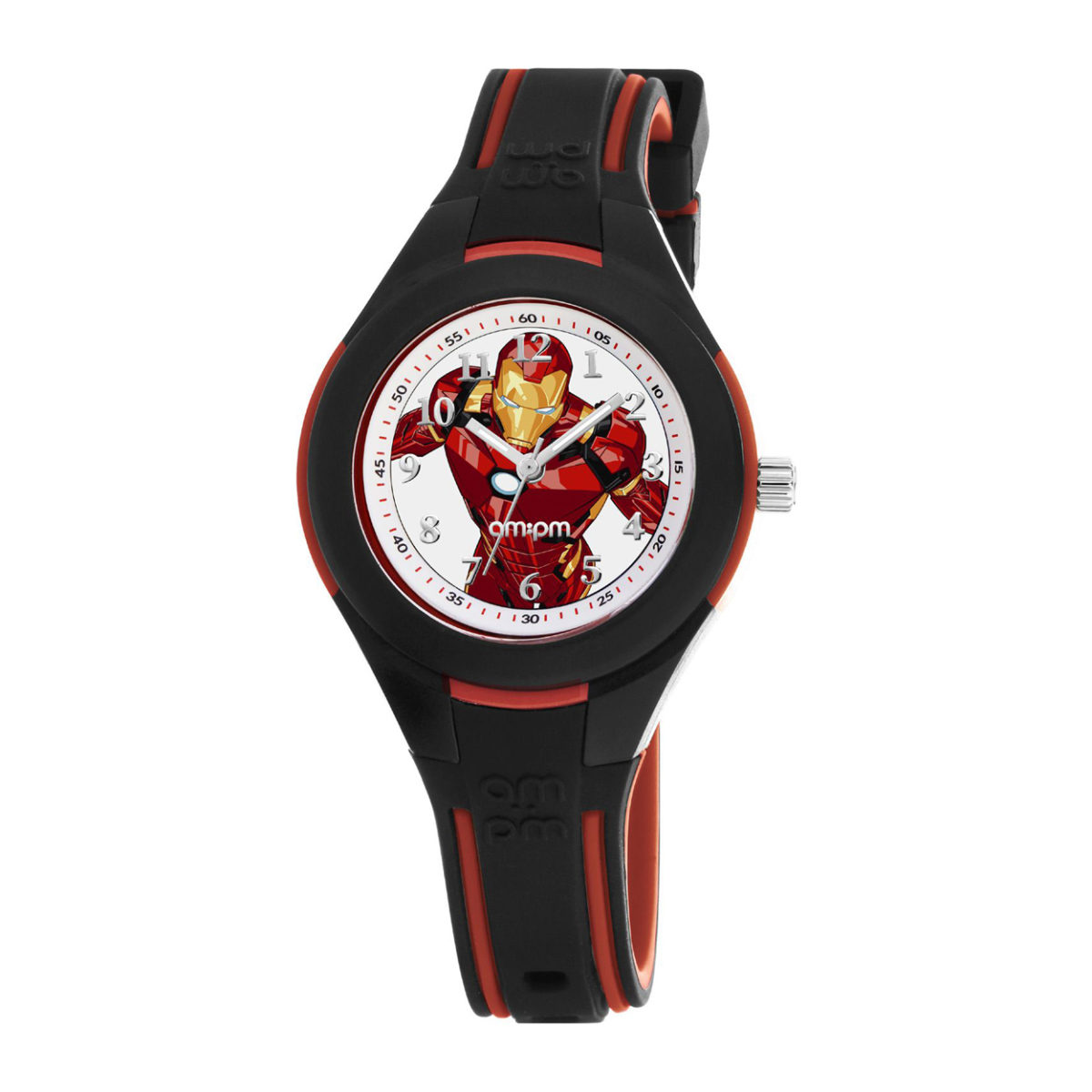 AM:PM Marvel Ironman Two Tone Strap Kids' Watch MP199-K643
