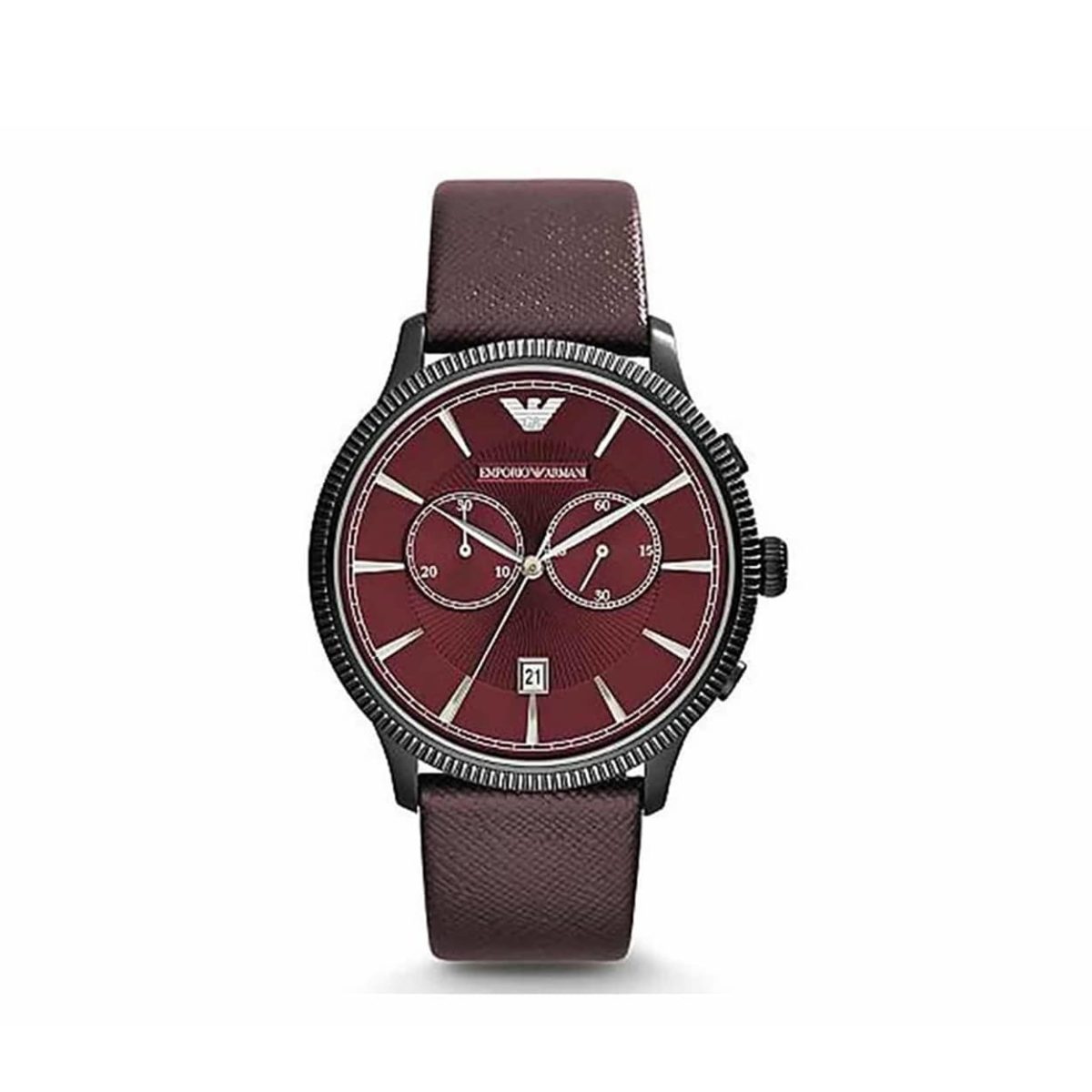 Emporio Armani Men's Cronograph Leather Strap Men's Watch - AR1795