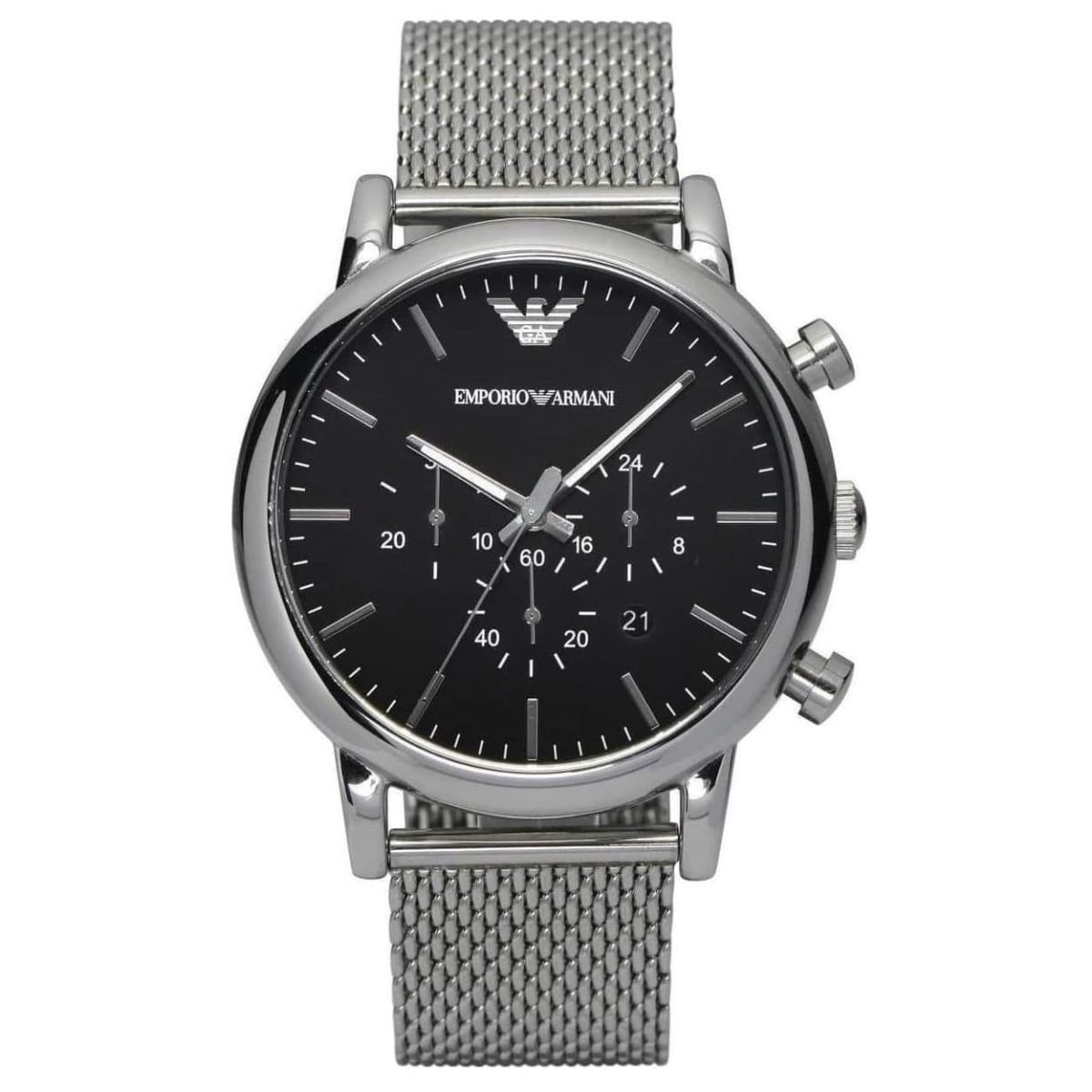 Emporio ArmaniClassic Chronograph Black Dial Men's Watch - AR1808