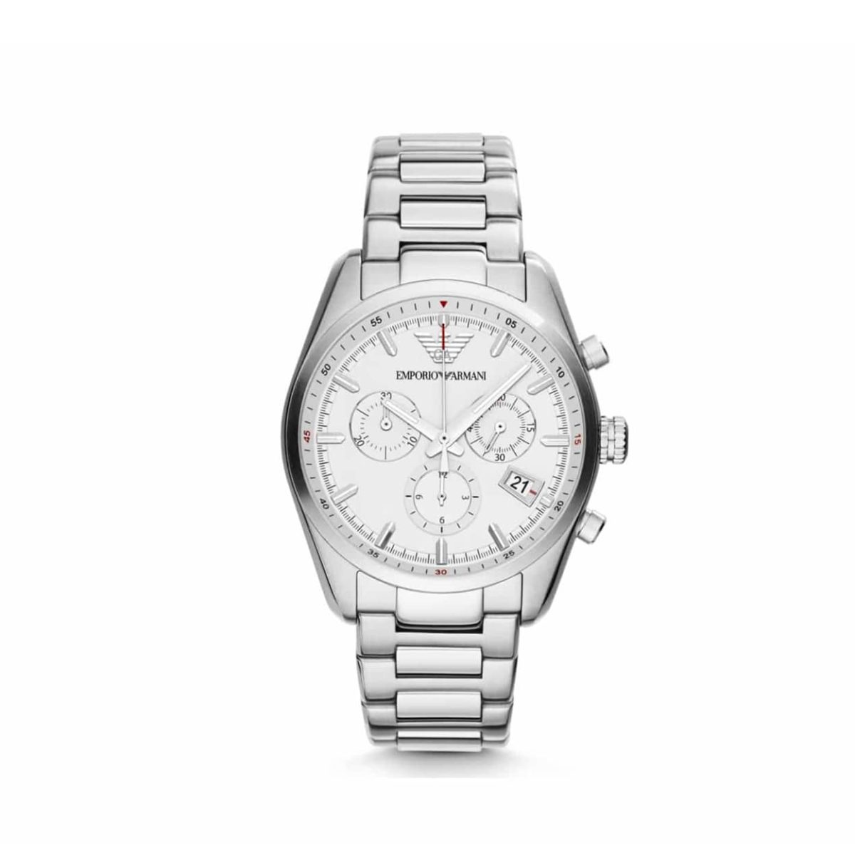 Emporio Armani Sportivo Stainless Steel Bracelet Chronograph Men's Watch - AR6013