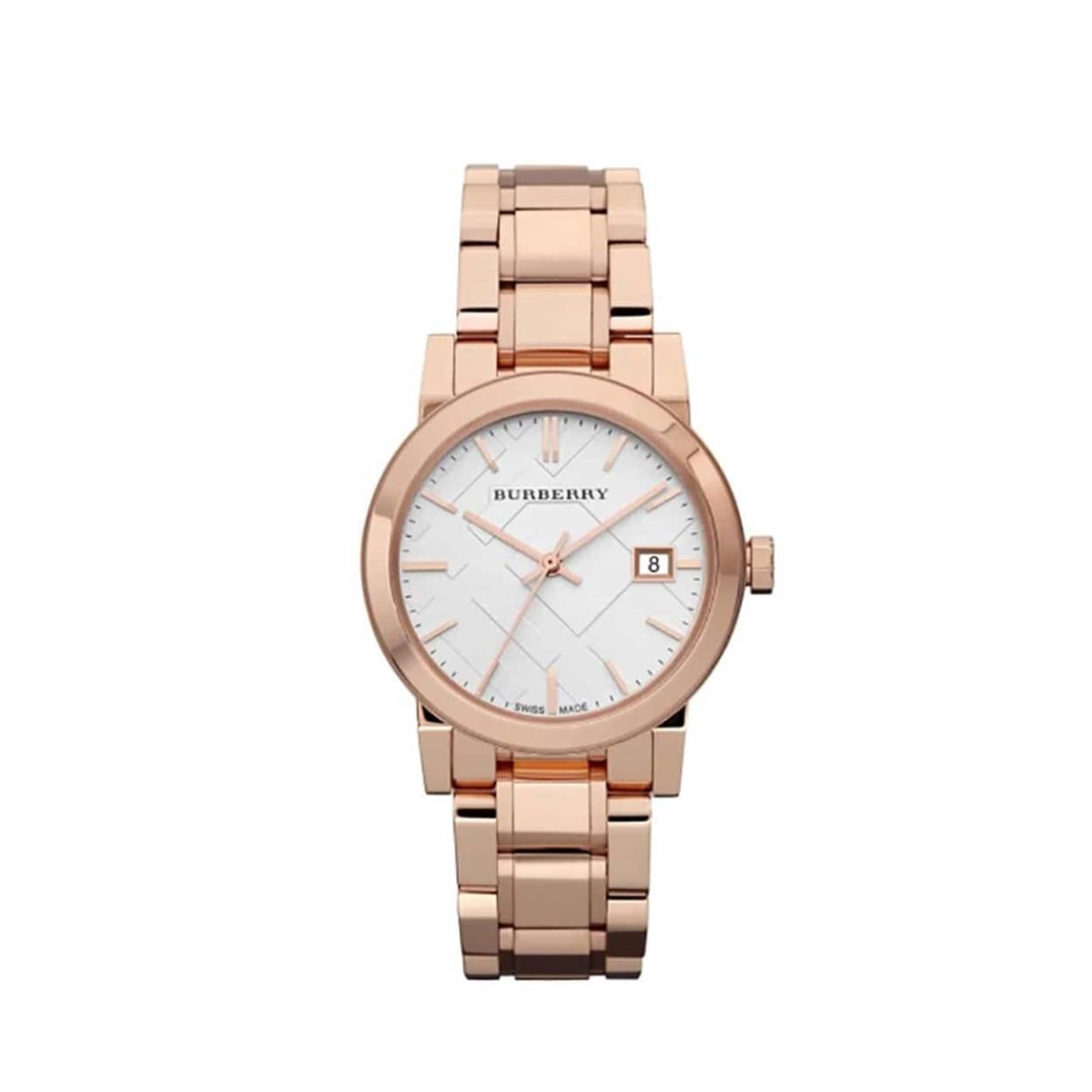 Burberry Rose Gold Stainless Steel Bracelet Women's Watch - BU9104
