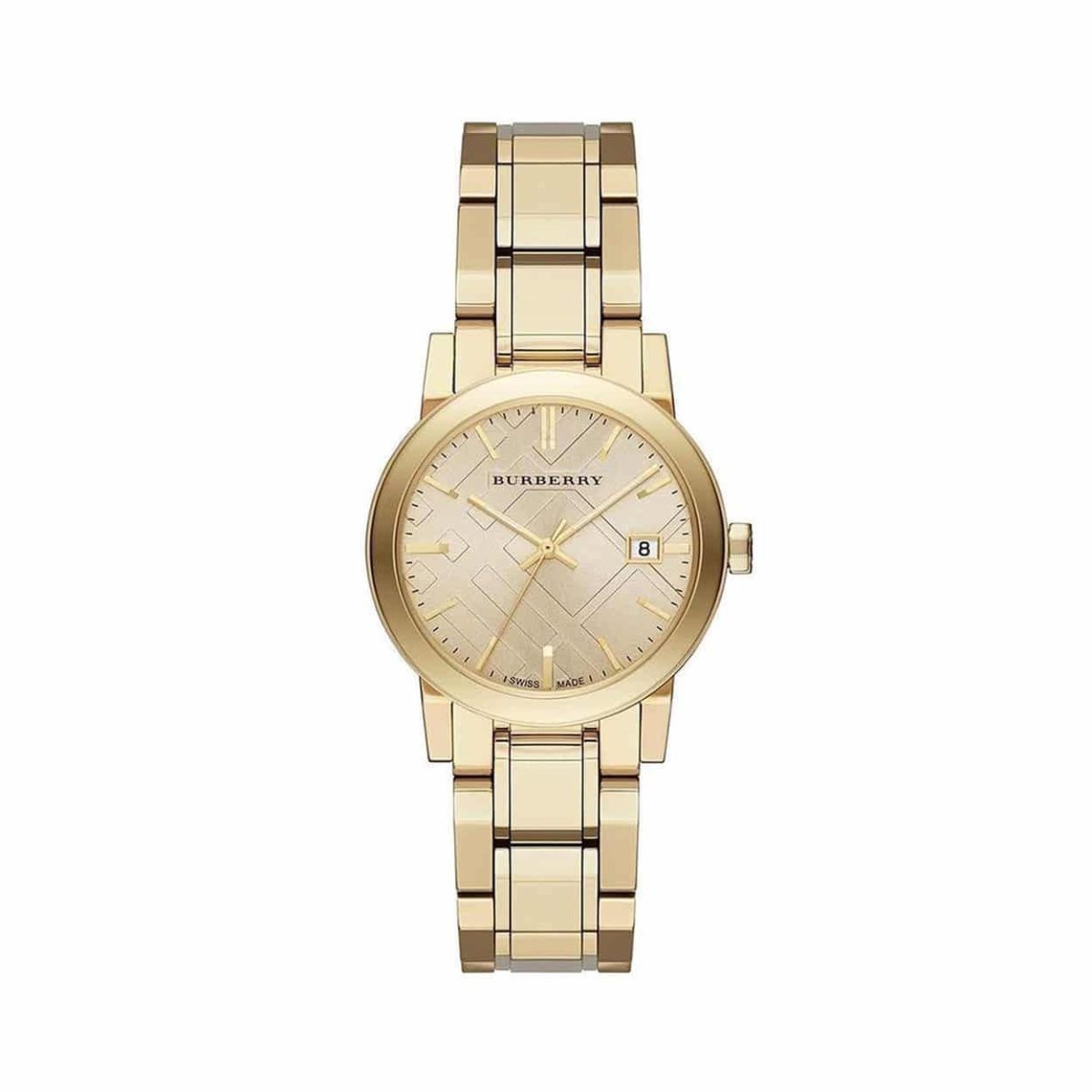 Burberry Light Champagne Dial Light Gold-tone Women's Watch - BU9134