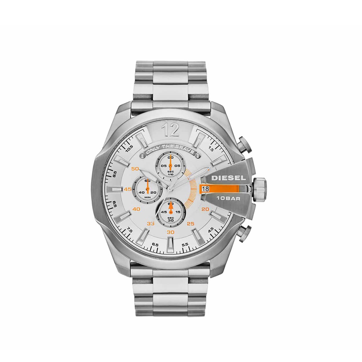Diesel Mega Chief Stainless Steel Chronograph Men's Watch - DZ4328