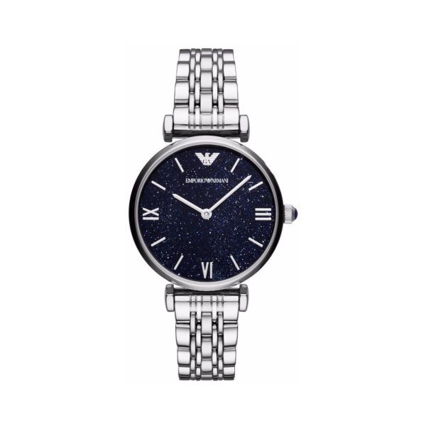 Emporio Armani Gianni T-Bar Silver Women's Watch - AR11091