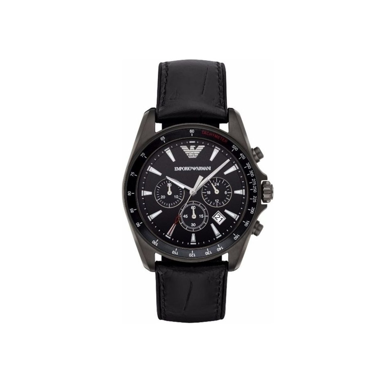 Emporio Armani Sigma Black Chronograph Men's Watch - AR6097