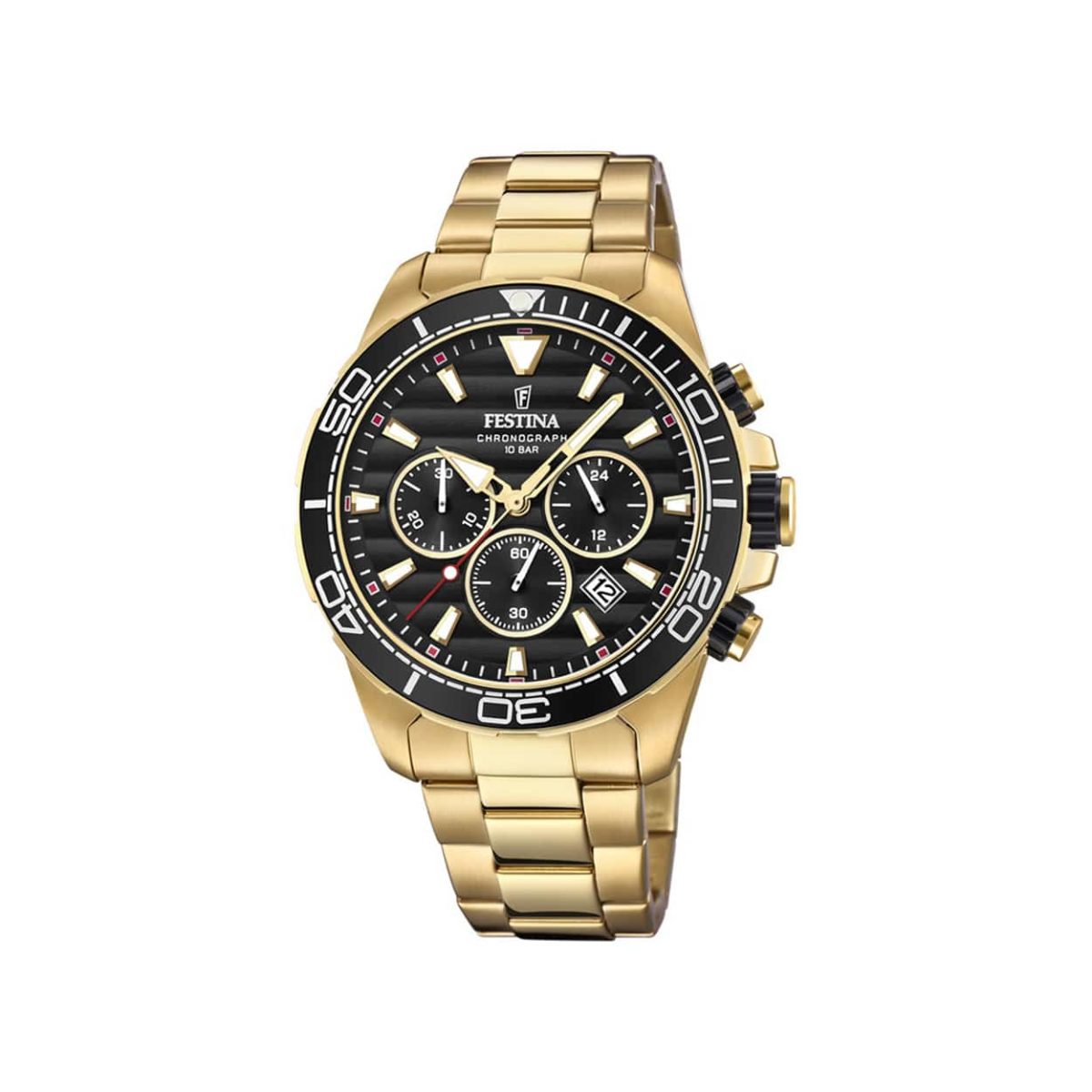 Festina Chronograph Gold Stainless Steel Men's Watch - F20364/3