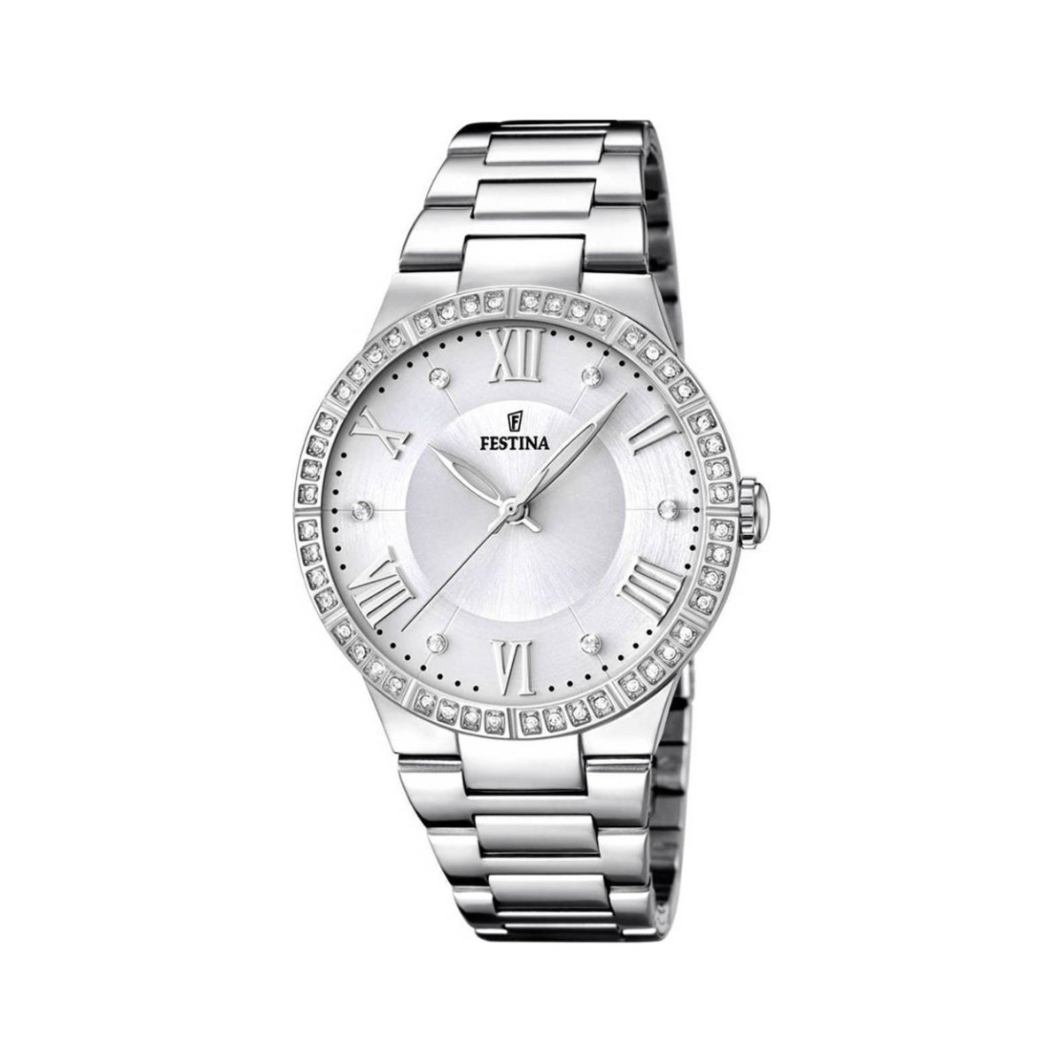 Festina Crystals Stainless Steel Bracelet Women's Watch F16719/1