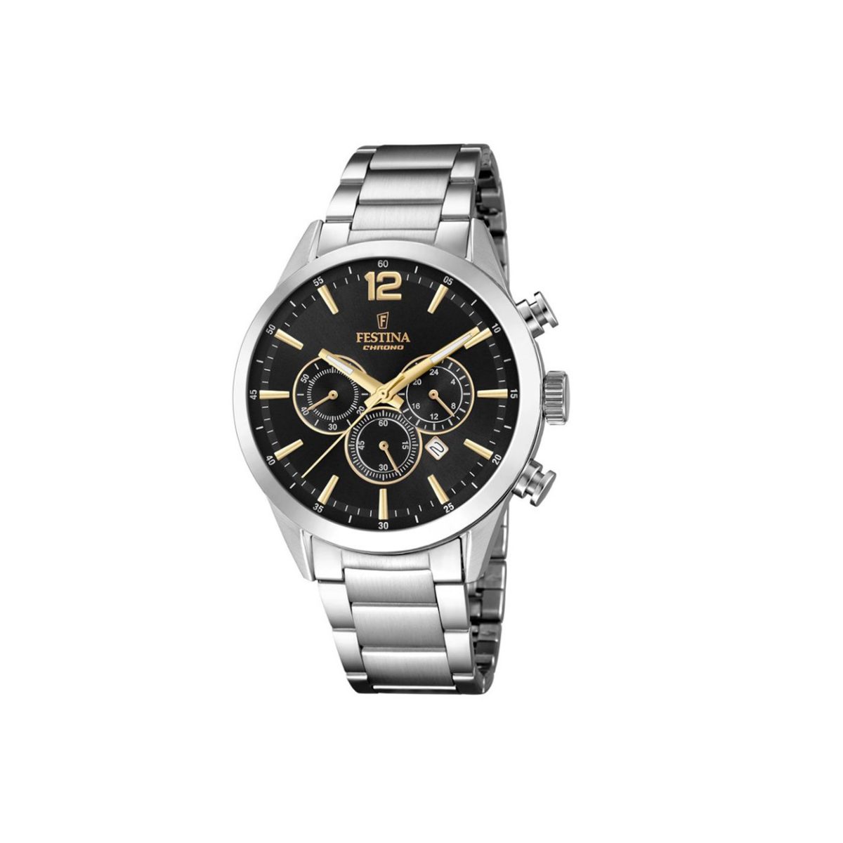Festina Silver-Gold Chronograph Men's Watch - F20343/4
