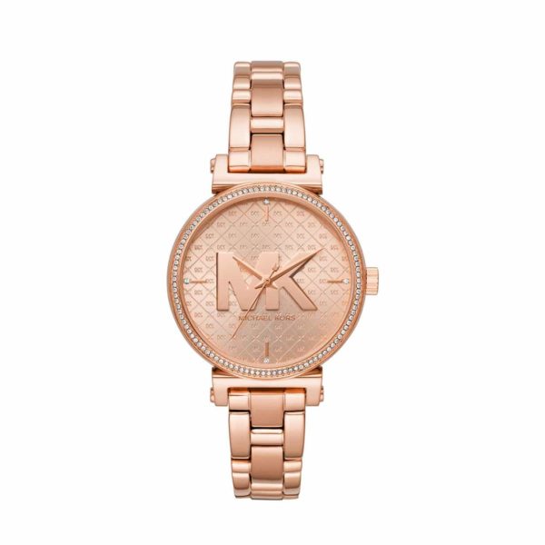 Michael Kors Sofie Crystals Rose Gold Women's Watch - MK4335