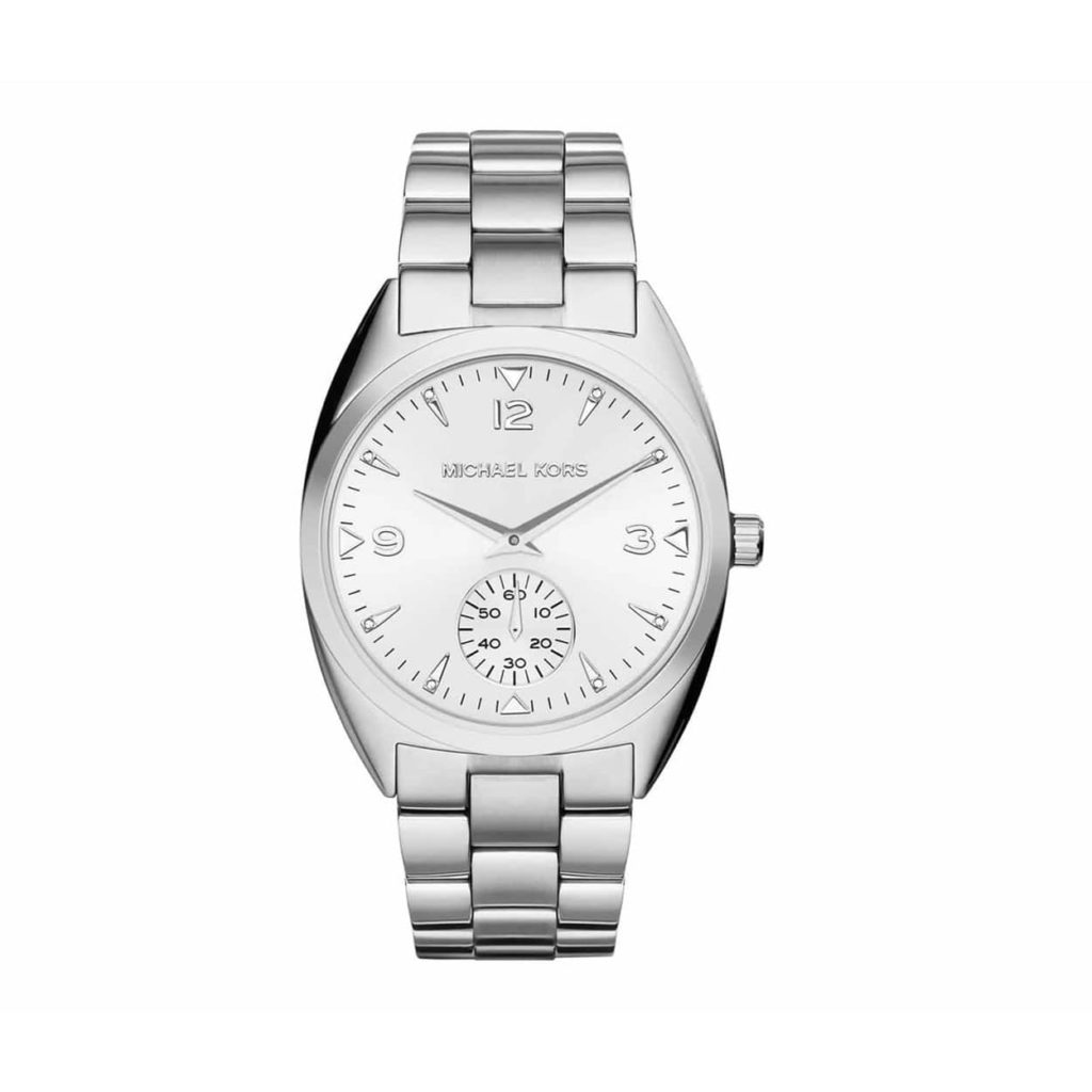 Michael Kors Callie Silver Dial Stainless Steel Women's Watch - MK3342