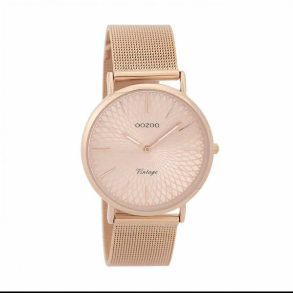 OOZOO Timepieces Vintage Rose Gold Women's Watch - C9344