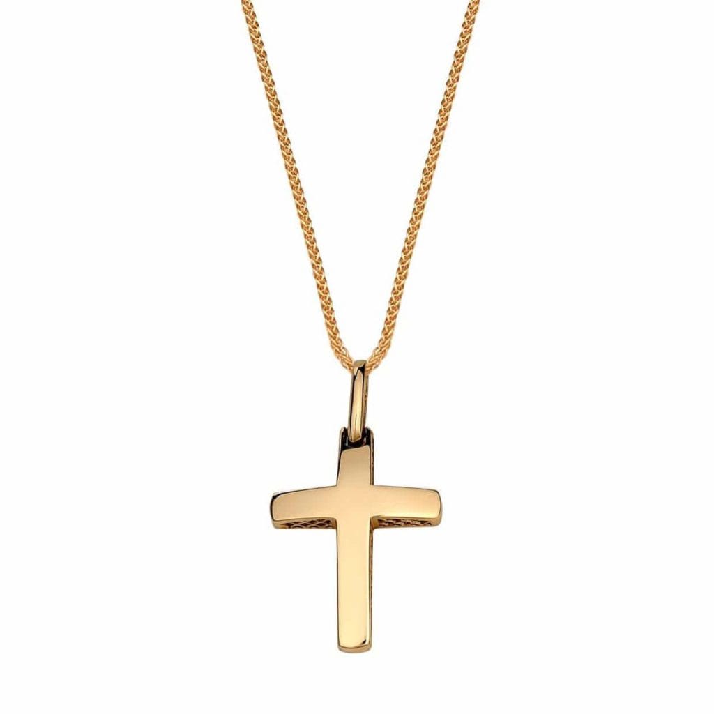 Σταυρός Χρυσός Σφηρύλατος Δ/Ο 14K