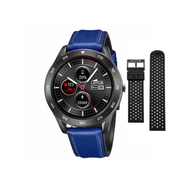 Lotus Smartime Black-Blue Men's Smartwatch - 50012/2