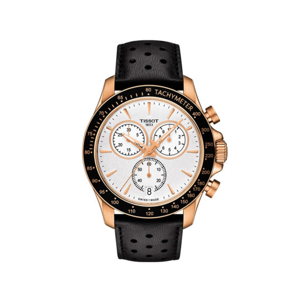Tissot T-Sport V8 Black-Rose Gold Chronograph Men's Watch - T106.417.36.031.00