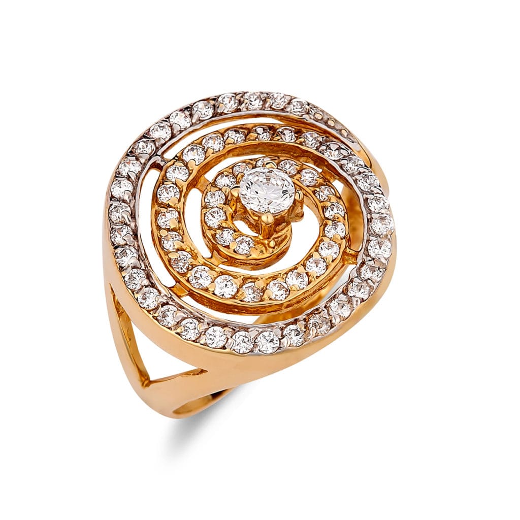 Δαχτυλίδι Χρυσό Με Ζιργκόν 14K