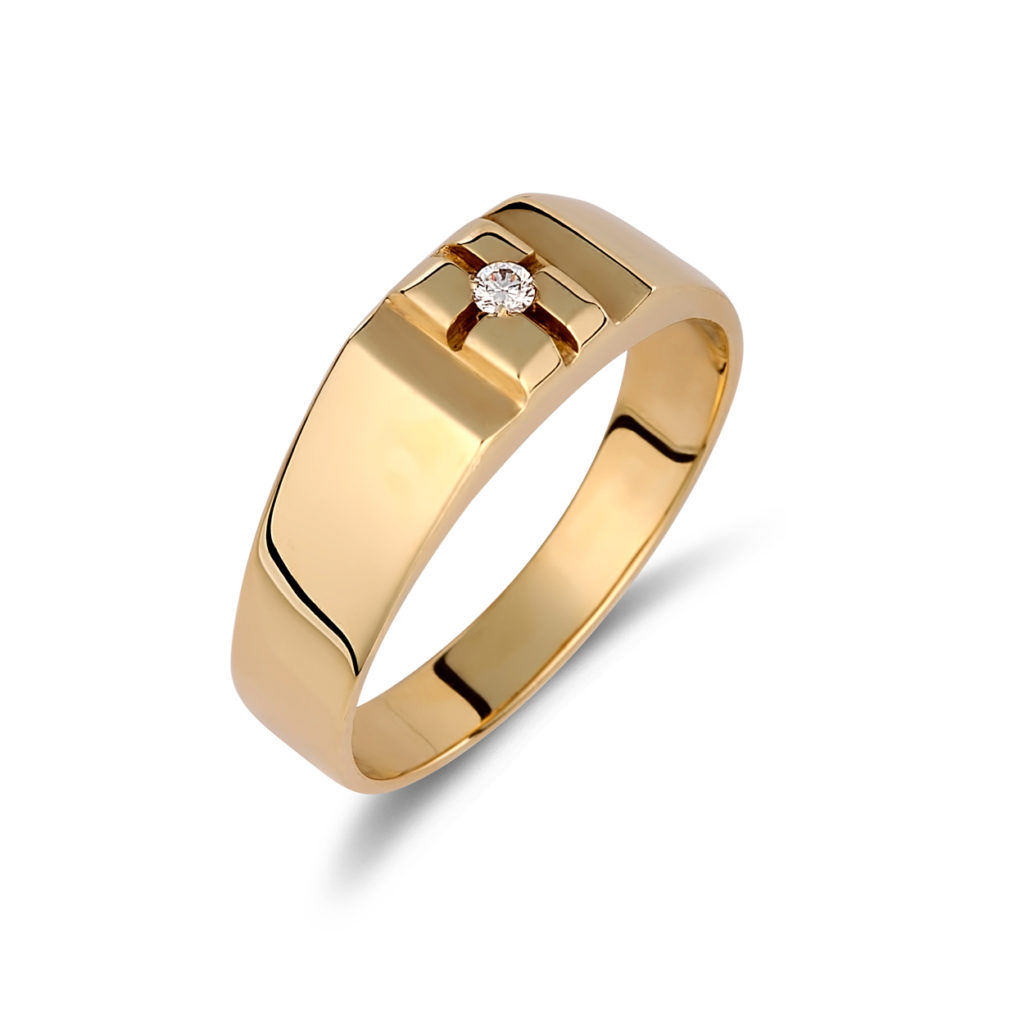 Δαχτυλίδι Χρυσό Με Ζιργκόν 14K