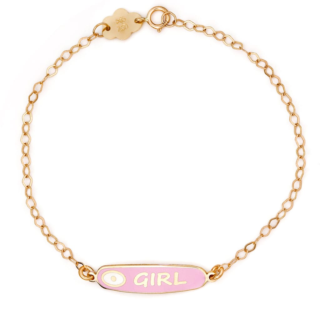 Κοριτσίστικο Βραχιόλι Girl Χρυσό 14K