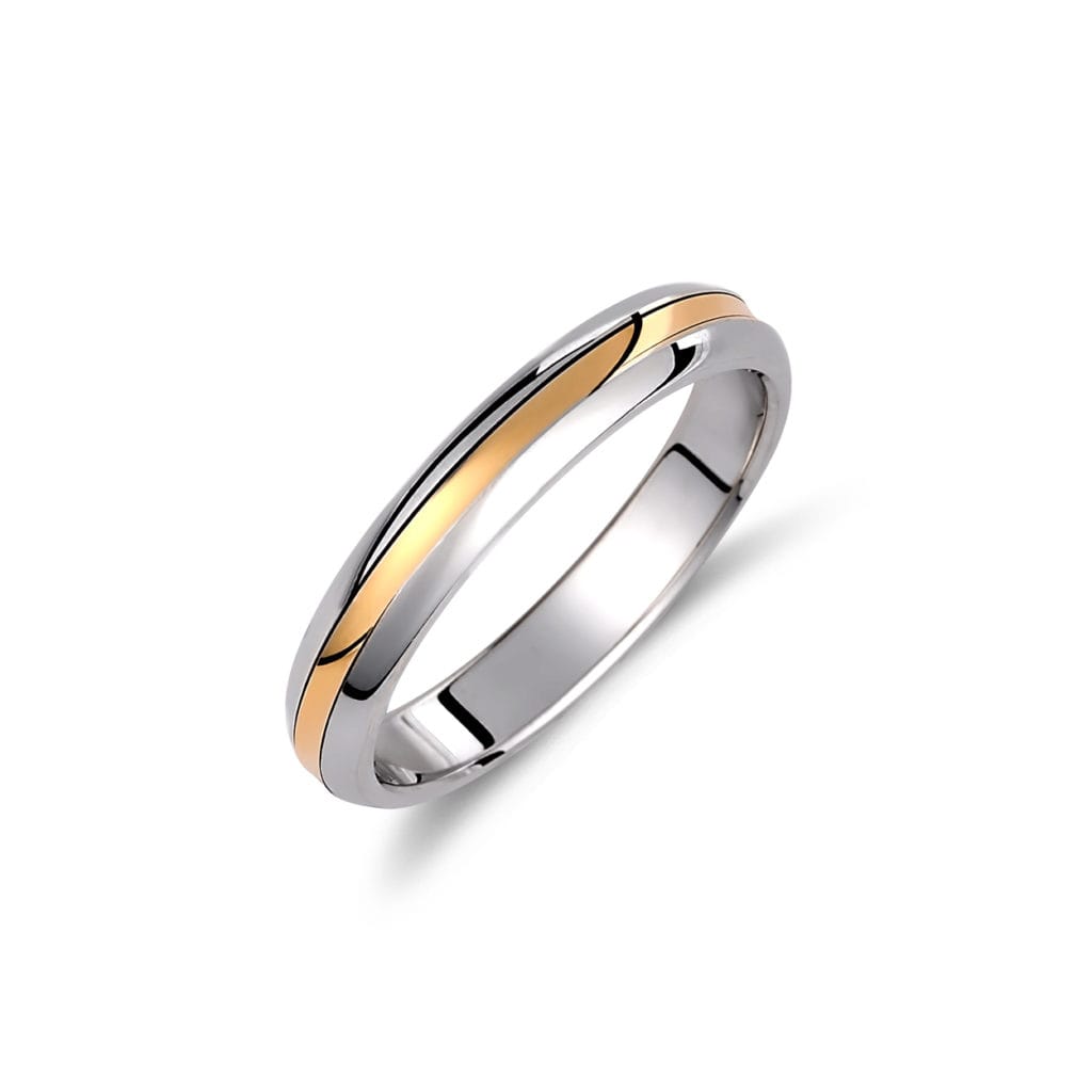 Βέρα Χρυσή Και Λευκόχρυση 14Κ