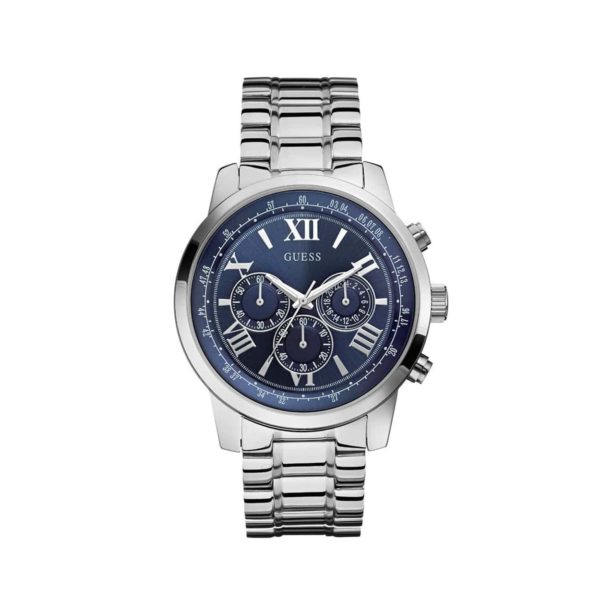 Guess Chronograph Stainless Steel Bracelet Men's Watch - W0379G3