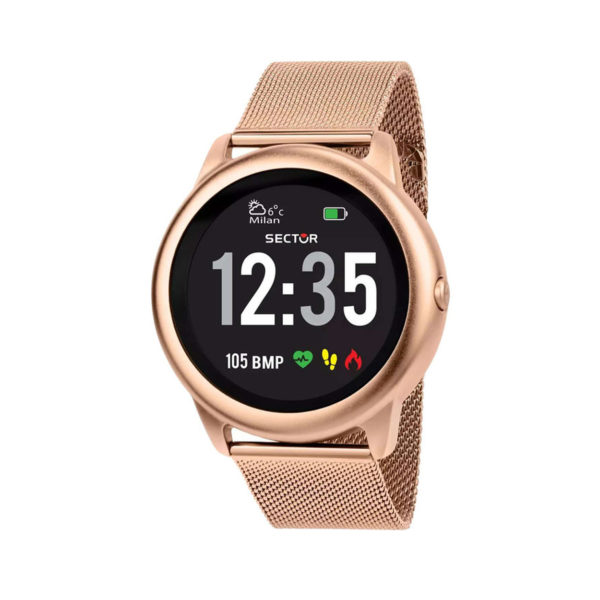Sector S 01 Rose Gold Unisex Smartwatch R3251545501 Jewelor