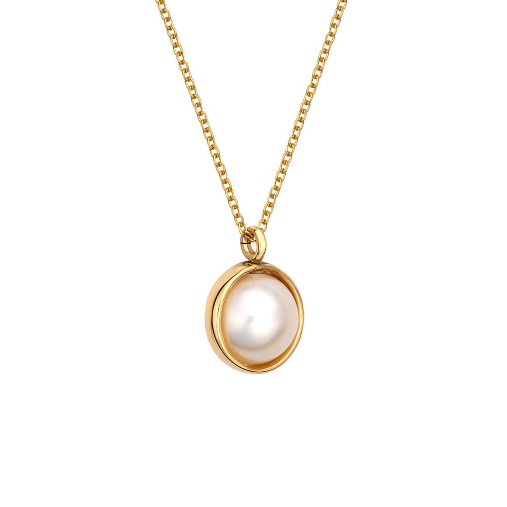 Κρεμαστό Χρυσό Με Μαργαριτάρι 14Κ 003665 Jewelor
