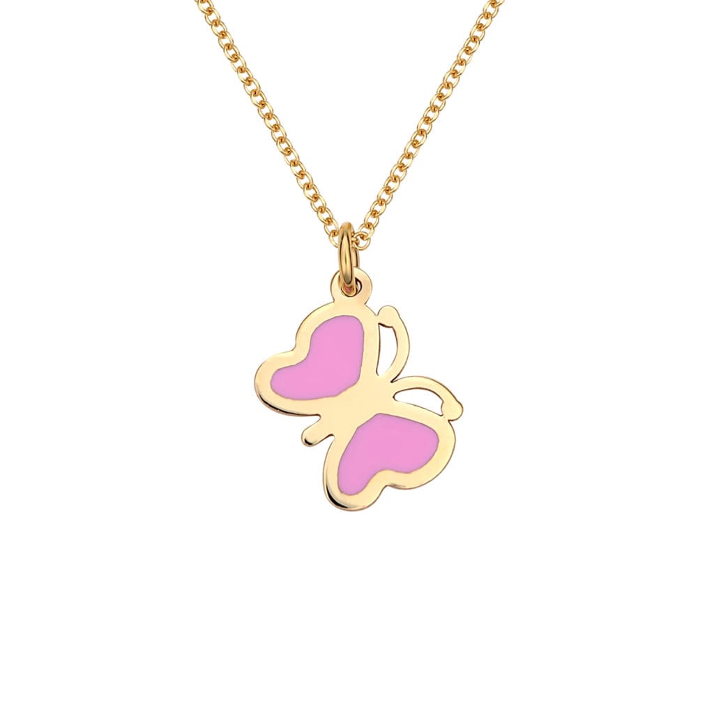 Κρεμαστό Πεταλούδα Χρυσό Με Σμάλτο 14Κ 003706 Jewelor