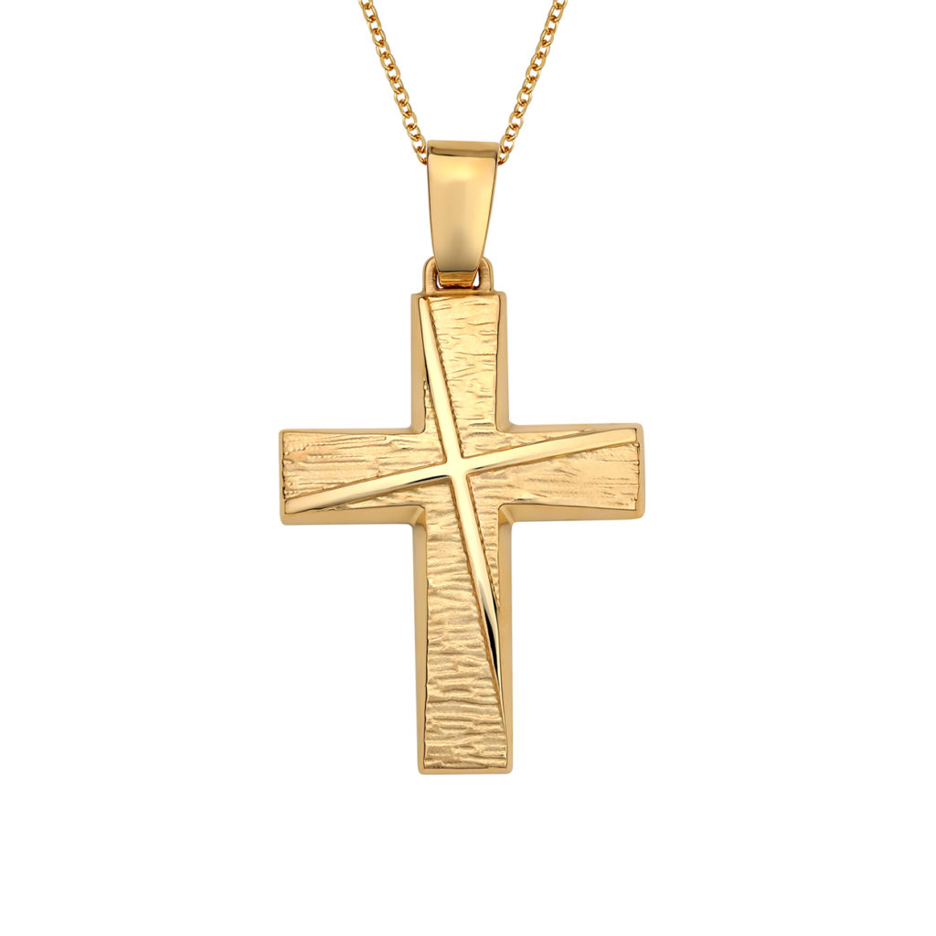 Σταυρός Πομπέ Ζαγρέ Χρυσός 14Κ 003727 Jewelor