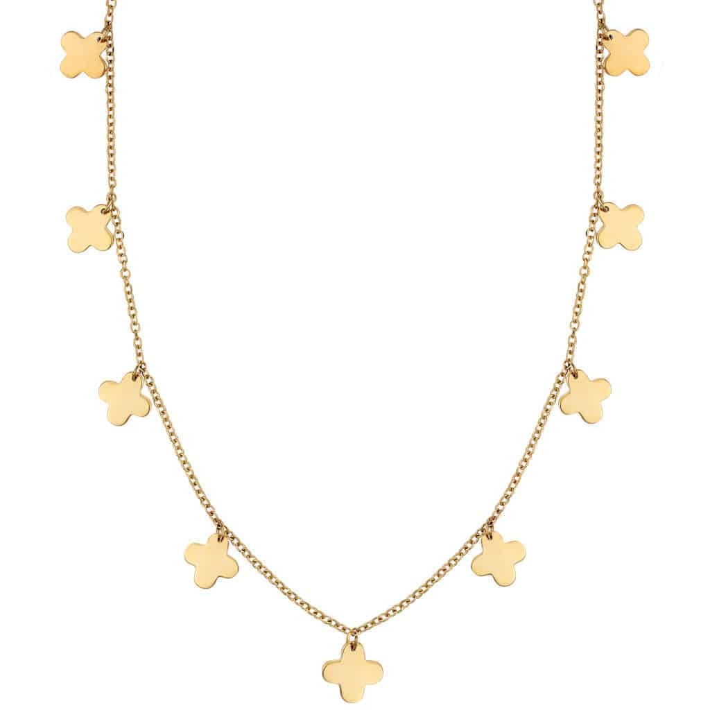 Κρεμαστό Σταυρουδάκια Χρυσό 14Κ 004505