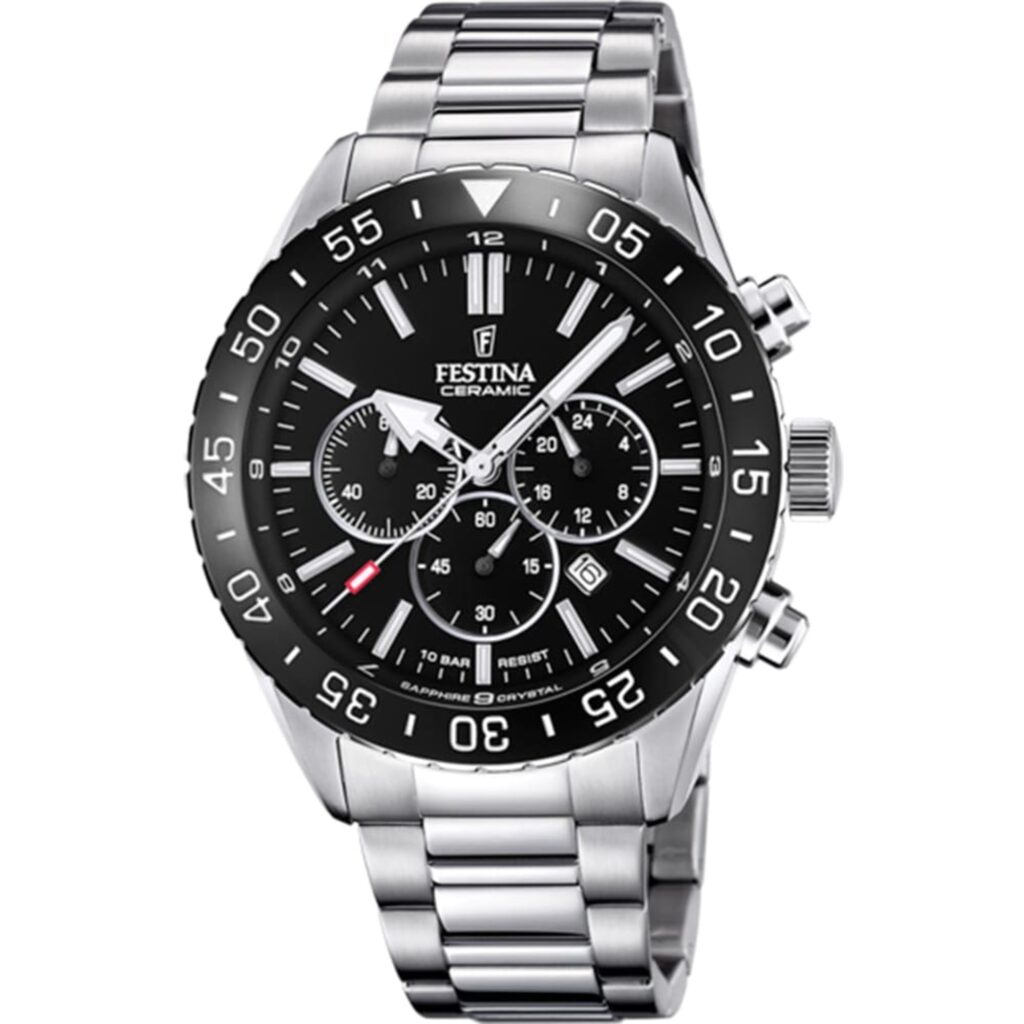 FESTINA Silver Stainless Steel Chronograph