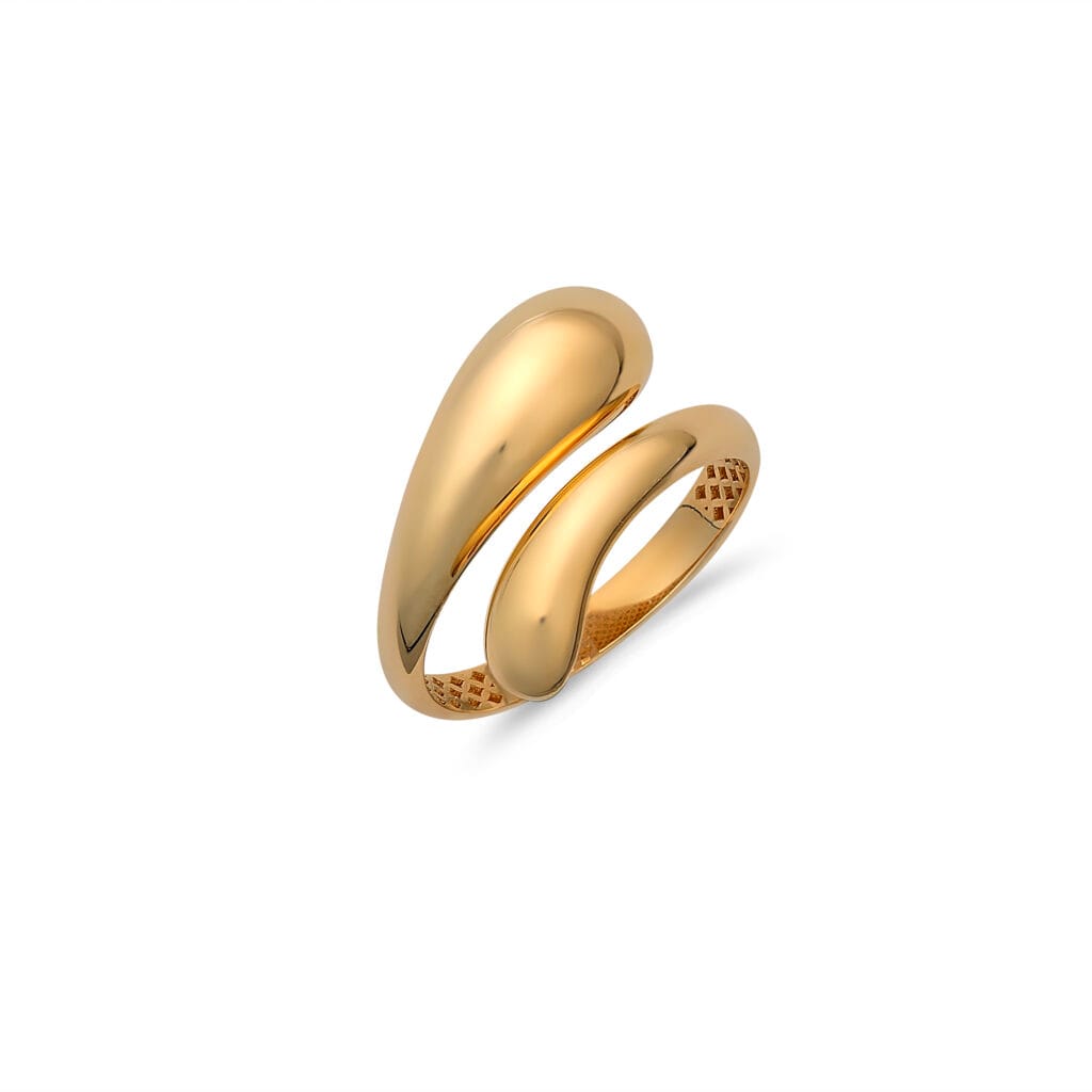 0051183 Δαχτυλίδι Πομπέ Γυαλιστερό 14Κ