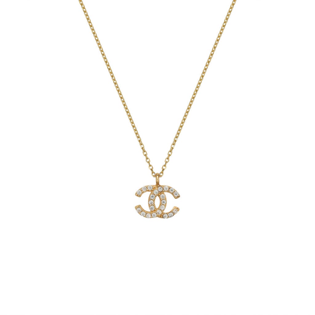 0051273 Kολιέ Κρεμαστό Μοντέρνο κ14 Με Ζιργκόν.