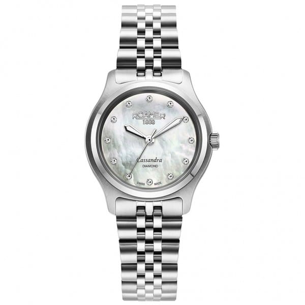 Ρολόι ROAMER Cassandra Diamonds Silver Stainless Steel Bracelet 626847 41 89 20