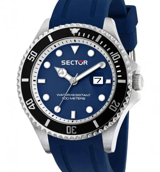Ρολόι SECTOR 230 Blue Silicone Strap R3251161063