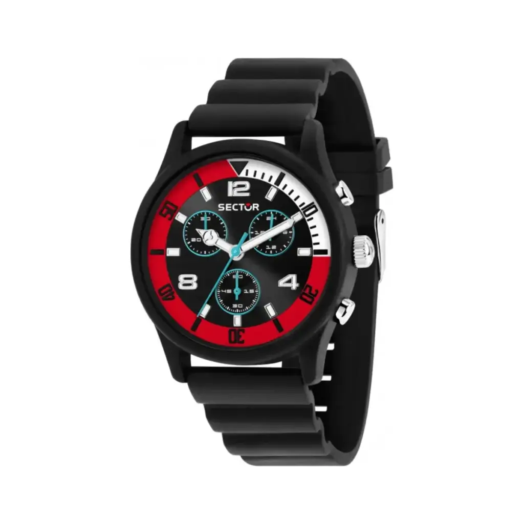 SECTOR H2O Chronograph Black Silicone Strap R3271718001