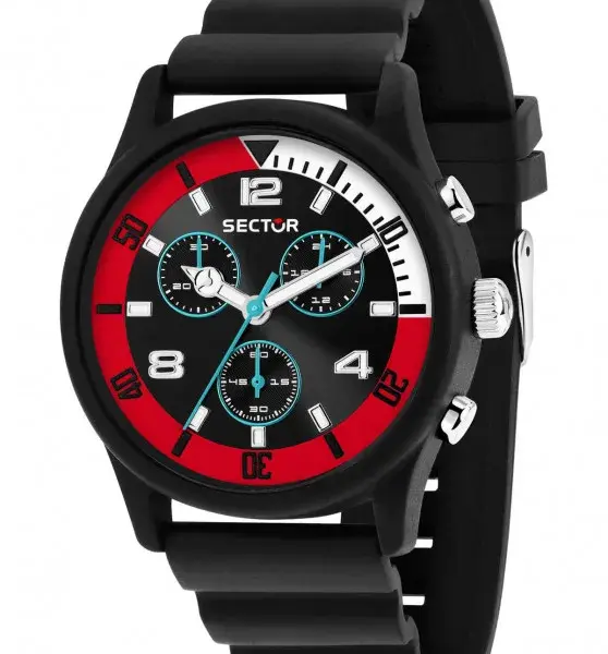 SECTOR H2O Chronograph Black Silicone Strap R3271718001