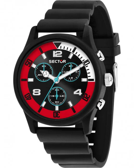 SECTOR H2O Chronograph Black Silicone Strap R3271718001