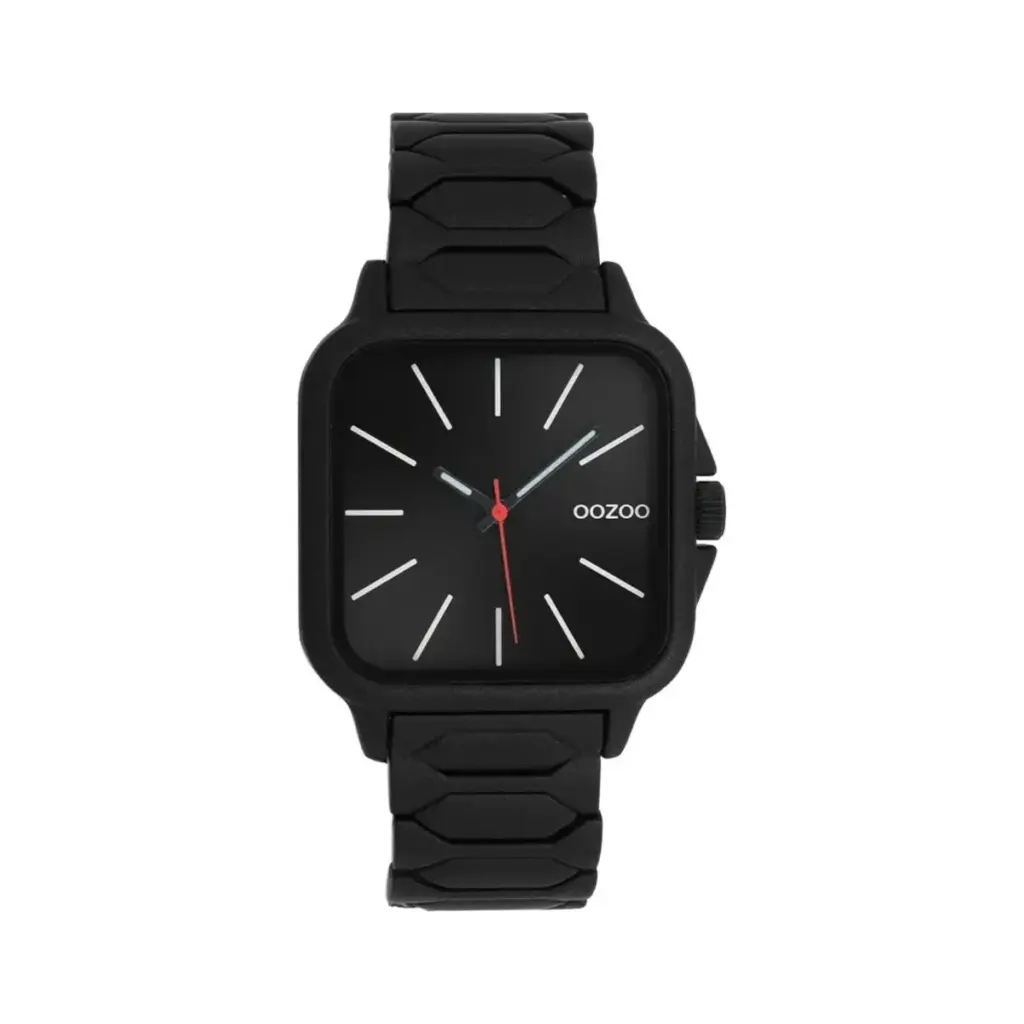 Ρολόι OOZOO C11609 Timepieces με μαύρο καντράν και μπρασελέ.